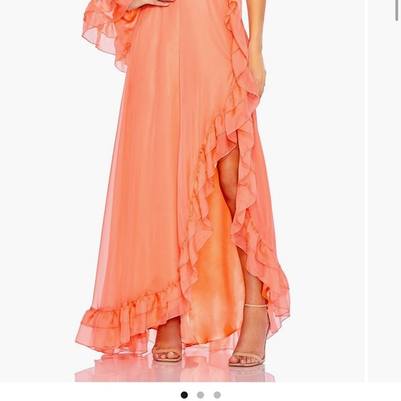 Mac Duggal Coral Ruffle Wedding Dress